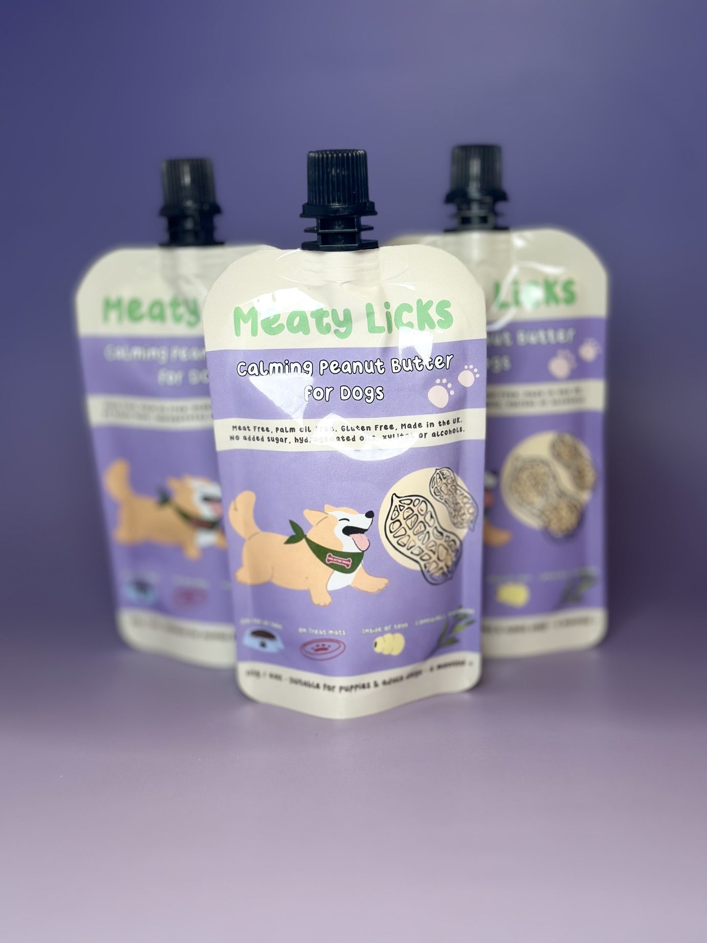 Calming Peanut Butter Meaty Licks