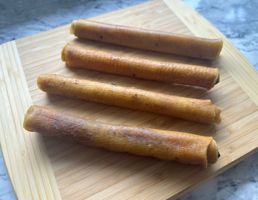 Sausage Roll wrapped in Pork Rind