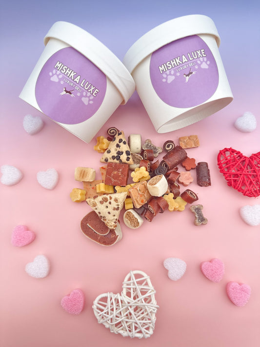 Mishka Luxe "Surprise" Training Treat Pot