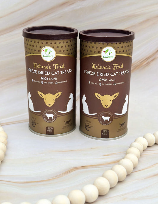 Pawfect's Dried Lamb Chunks - Cat Treats