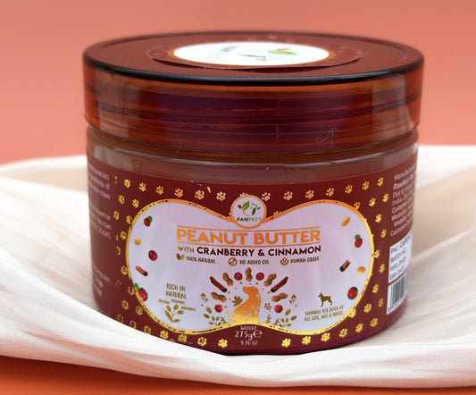 Pawfect Peanut Butter for Dogs - Cranberry & Cinnamon