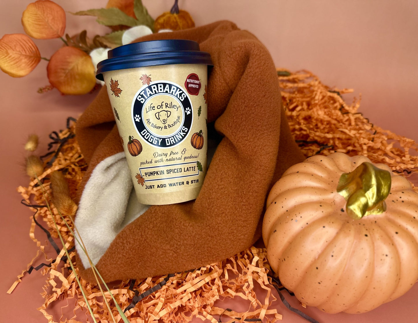 Starbarks - Pumpkin Spice Latte Doggy Drink 🎃