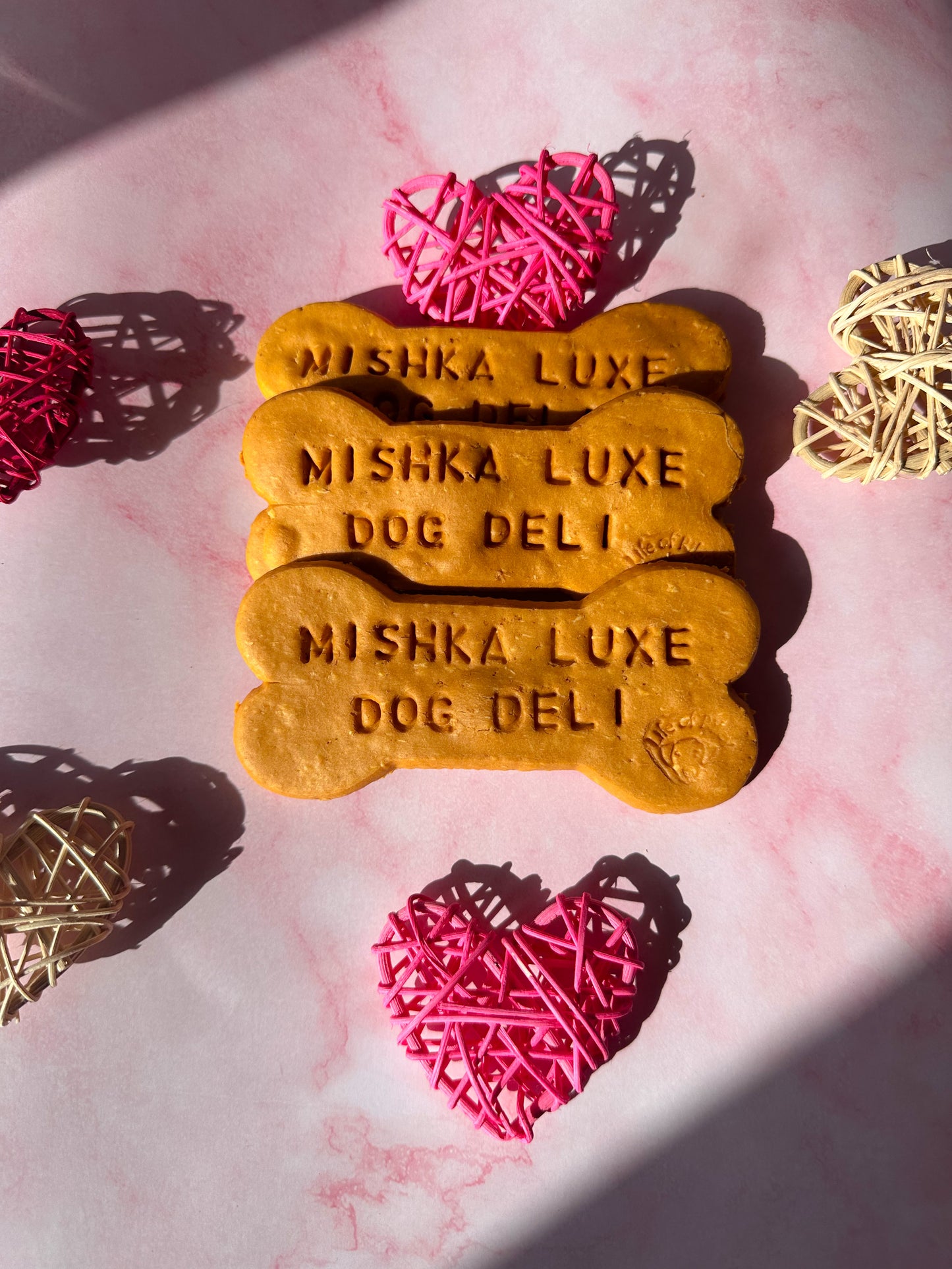 Peanut Butter Bones - Mishka Luxe Dog Deli
