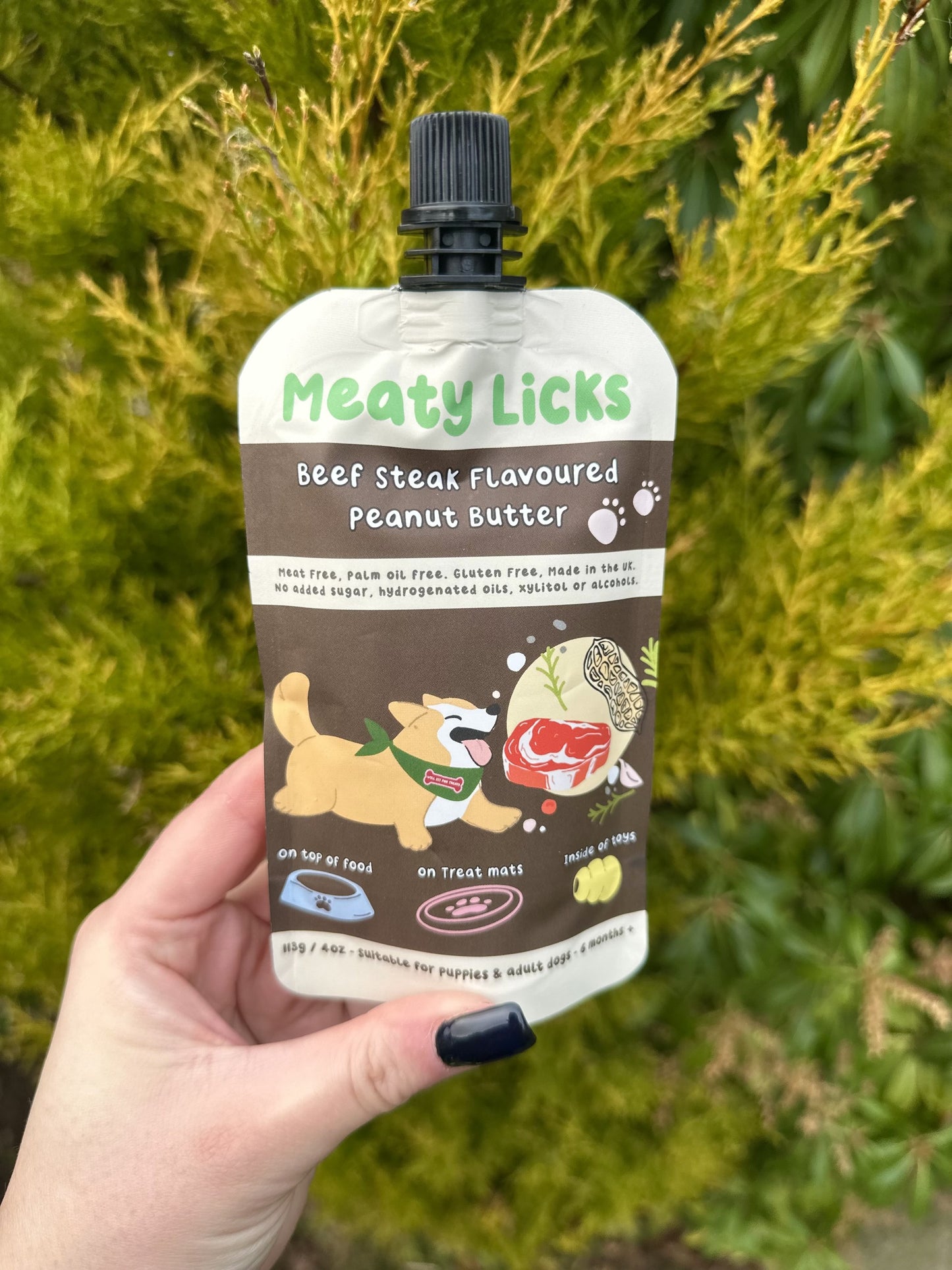 Beef Steak Peanut Butter Meaty Licks