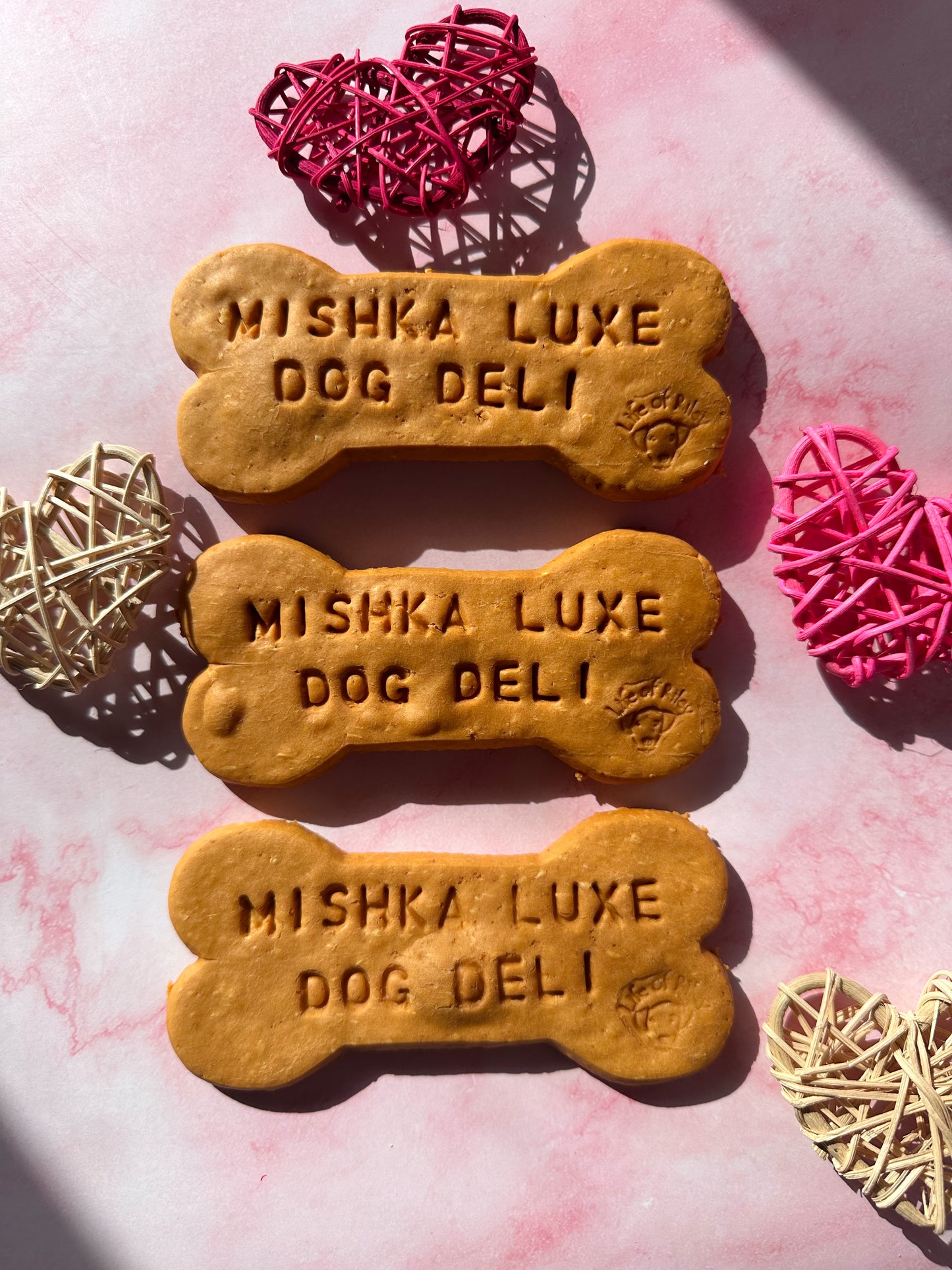 Peanut Butter Bones - Mishka Luxe Dog Deli