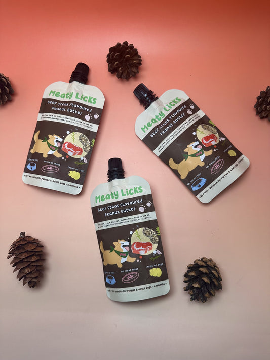 Beef Steak Peanut Butter Meaty Licks