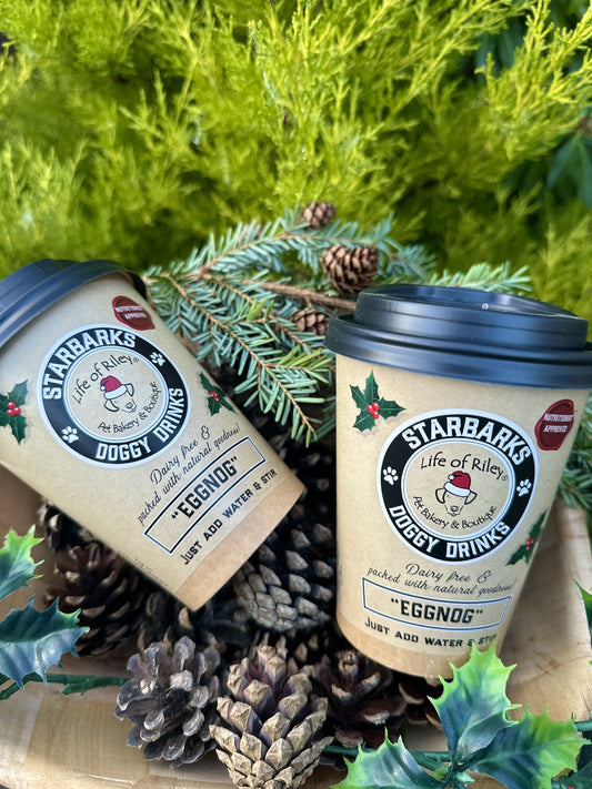 Egg Nog Starbarks Doggy Drink