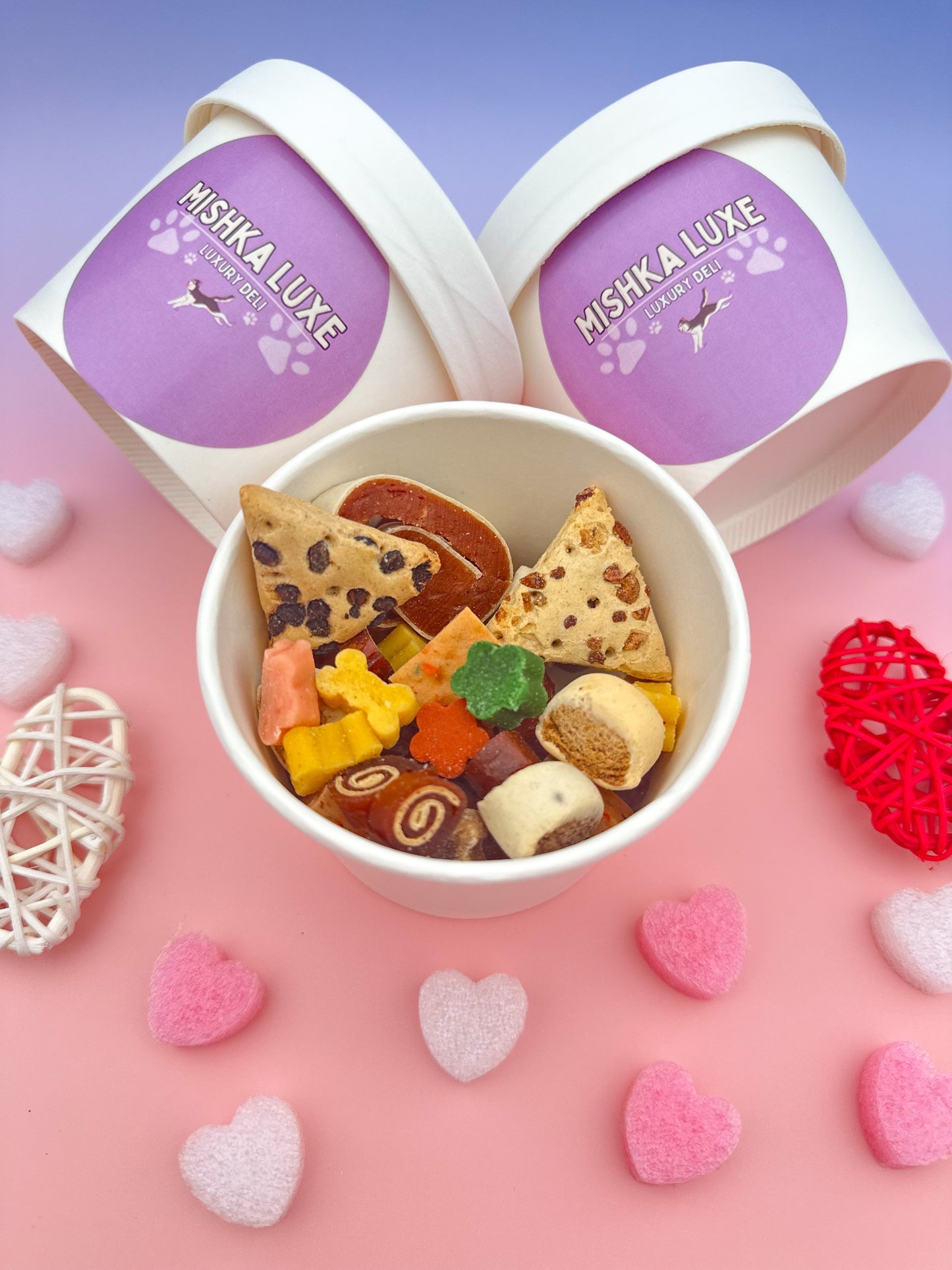 Mishka Luxe "Surprise" Training Treat Pot