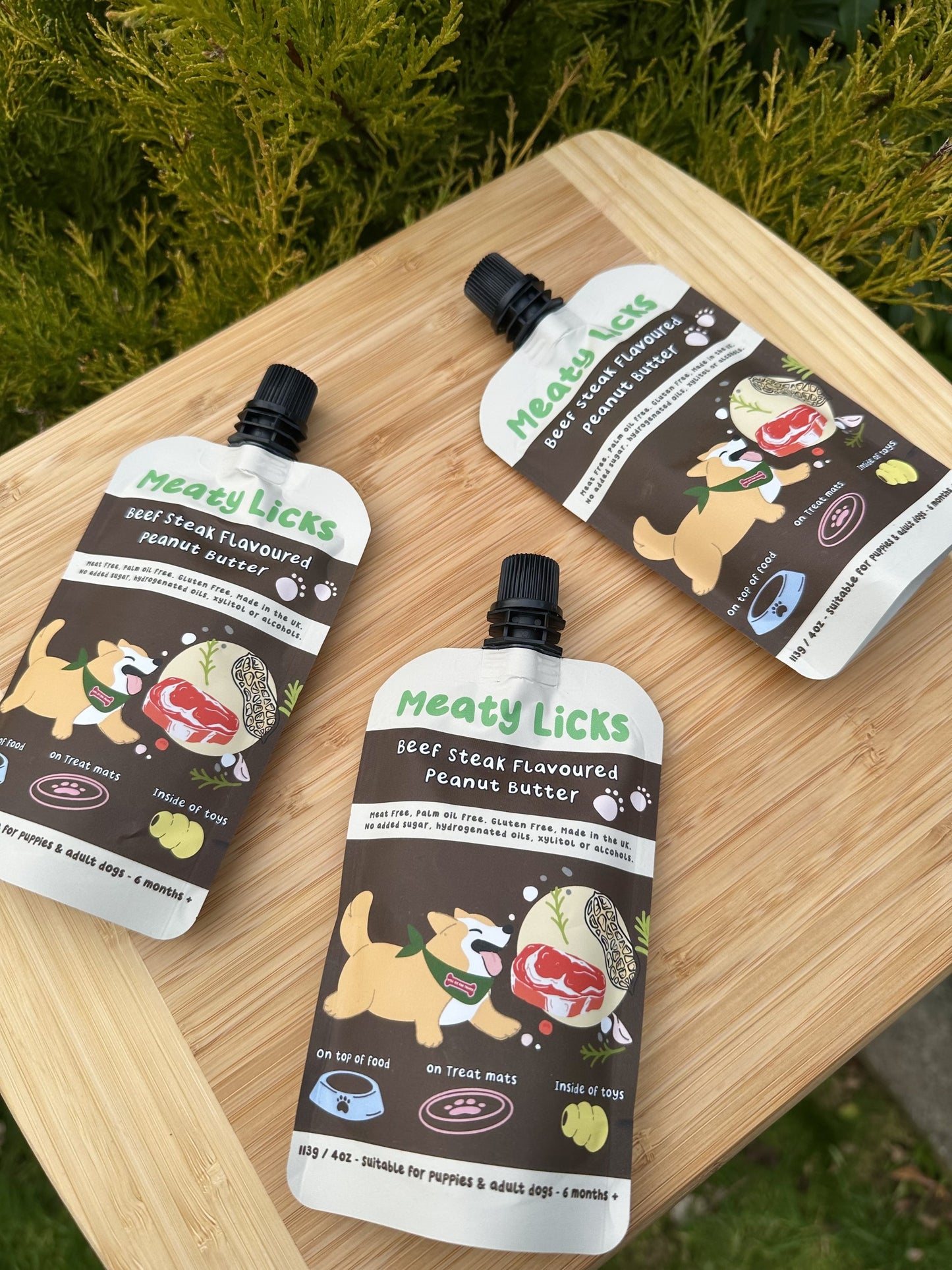 Beef Steak Peanut Butter Meaty Licks