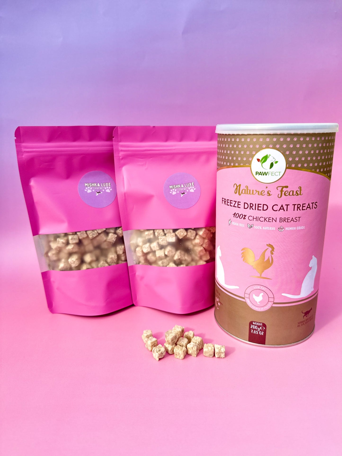 Pawfect Foods Dried Chicken Chunks for Cats