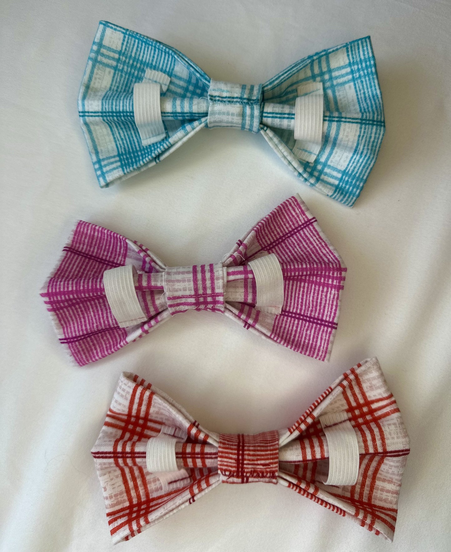 Colourful Check Bows