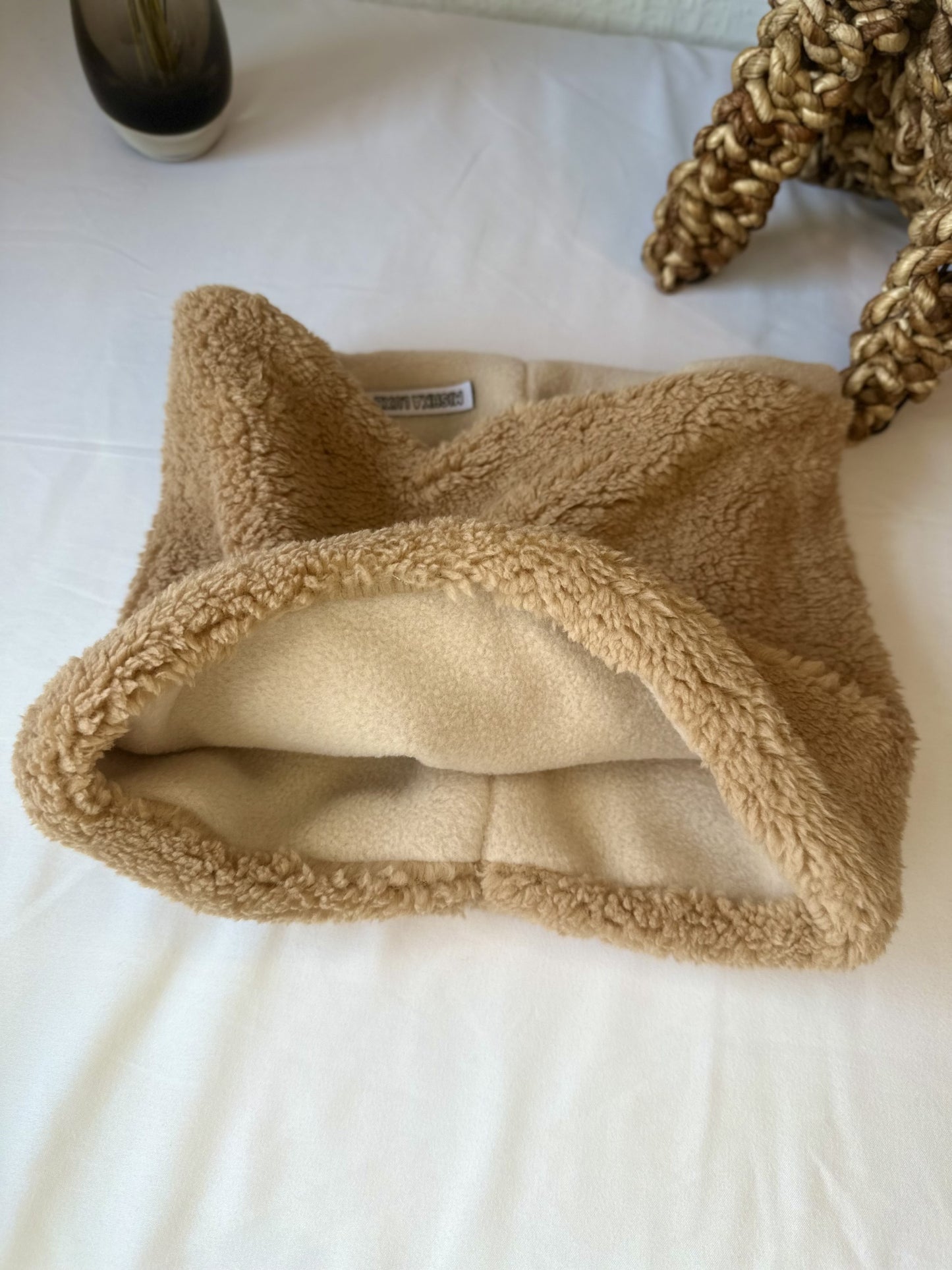 Polar Fleece/Teddy Bear Beige Snood