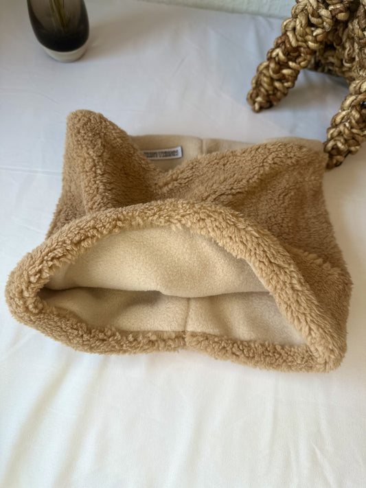 Polar Fleece/Teddy Bear Beige Snood
