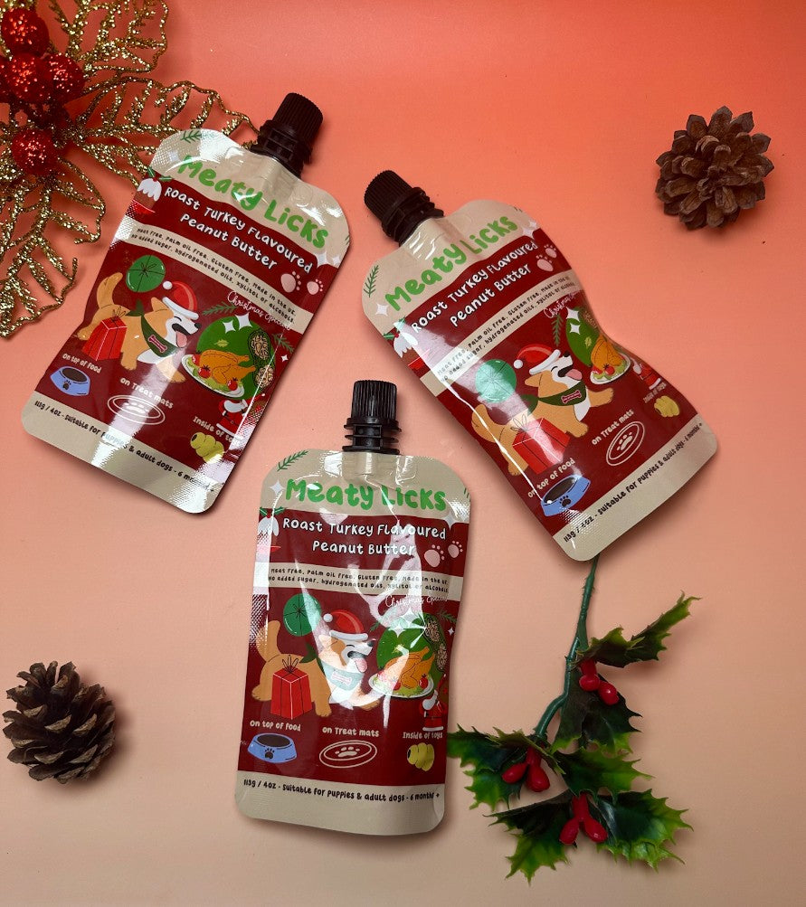 Roast Turkey Peanut Butter Meaty Licks