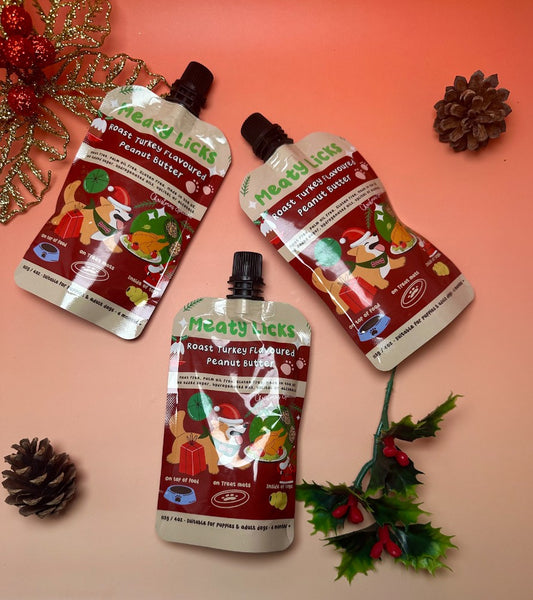 Roast Turkey Peanut Butter Meaty Licks