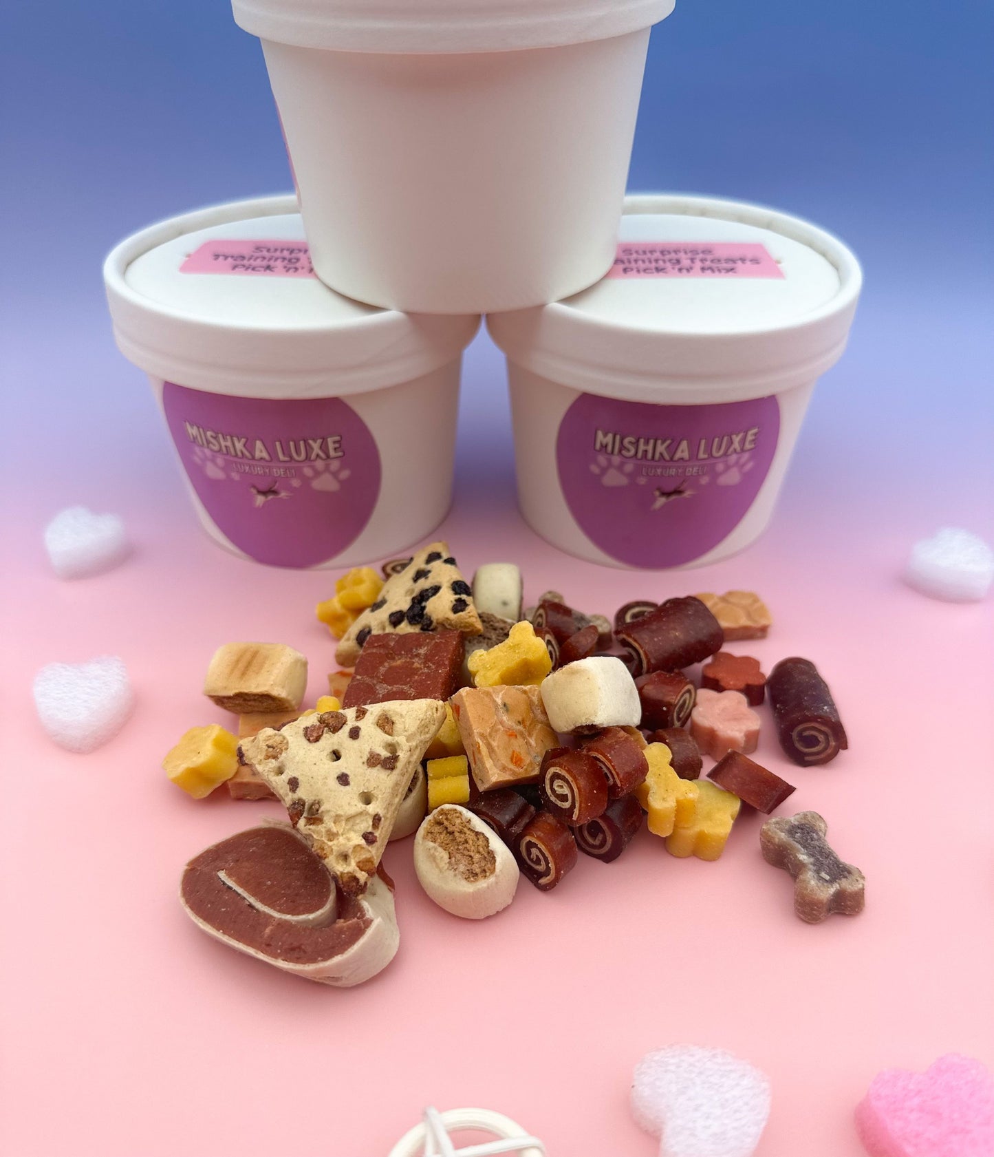 Mishka Luxe "Surprise" Training Treat Pot